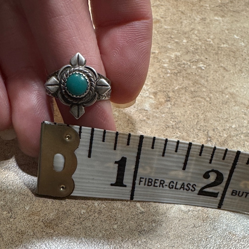 Silver Turquoise Ring - Picture 8 of 13
